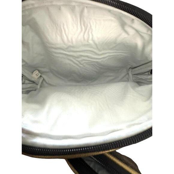 Set Of 3 Black Faux Leather Snake Print Nesting Cosmetic & Travel Bags - Picture 10 of 12